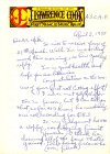 4th Personal Letter (Page 1) From J. Lawrence Cook To Mike Meddings