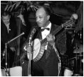 Danny Barker at an unknown venue, Washington, DC. c. 1957 - courtesy of Harold Hopkins