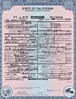 Jelly Roll Morton's Death Certificate - courtesy of Tracy Doyle
