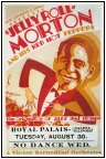 Handbill for one-night appearance of 'Jelly Roll' Morton and his Red Hot Peppers at the Royal Palais Ballroom, Galena, Illinois, on Tuesday, 30th August 1927