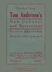Tom Anderson's Cover - courtesy of Irwin Schwartz